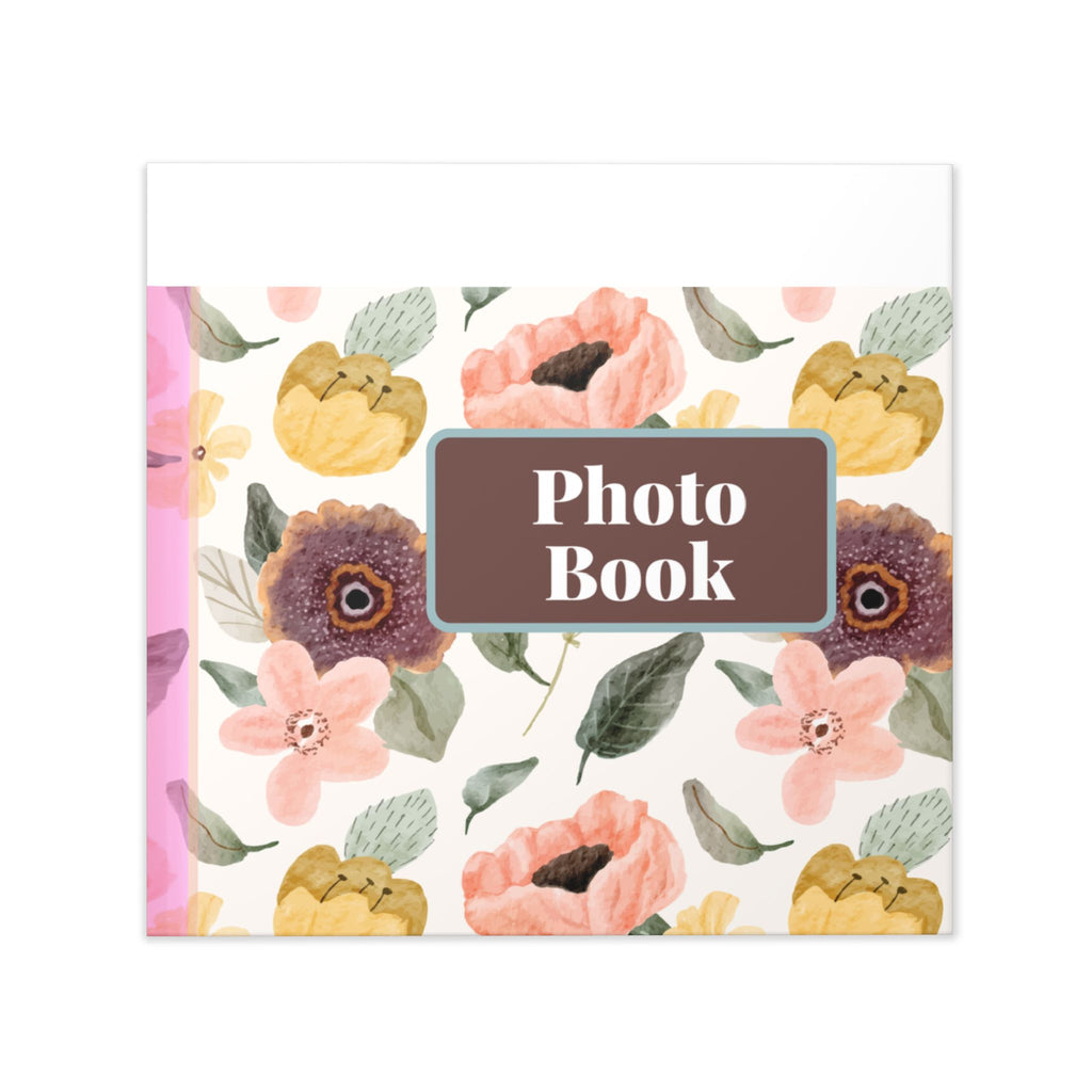 Floral Keepsake Hardcover Photo Book — Personalized Memory Album