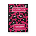 Pink Leopard Notebook Hardcover Journal — "Creative Vibe Publishing"
