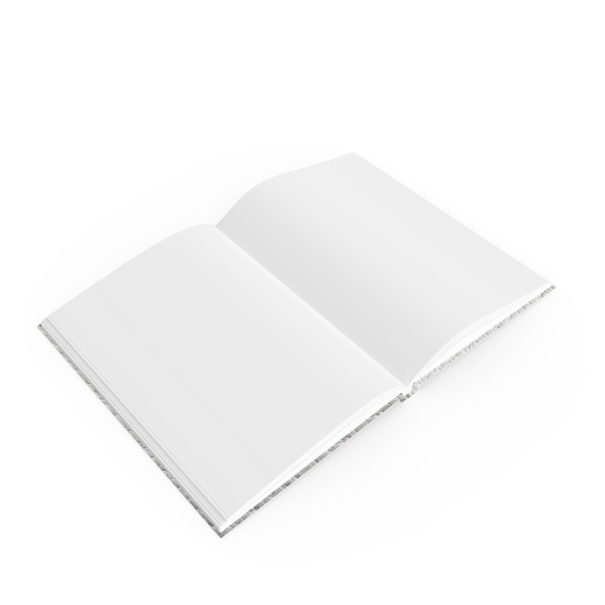 White Leather Texture Journal — "NOTEBOOK" Cover with Creative Vibe Publishing