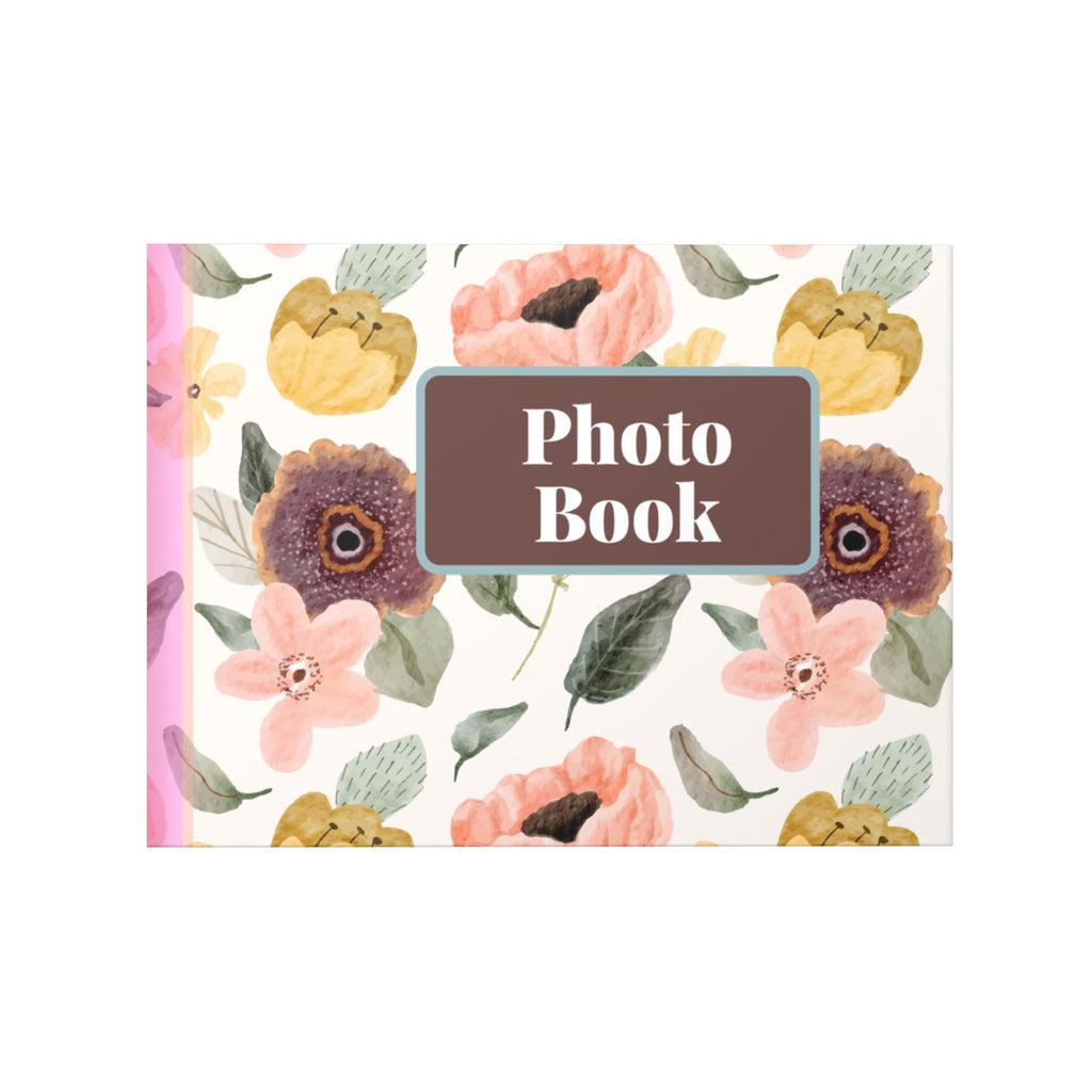 Floral Keepsake Hardcover Photo Book — Personalized Memory Album
