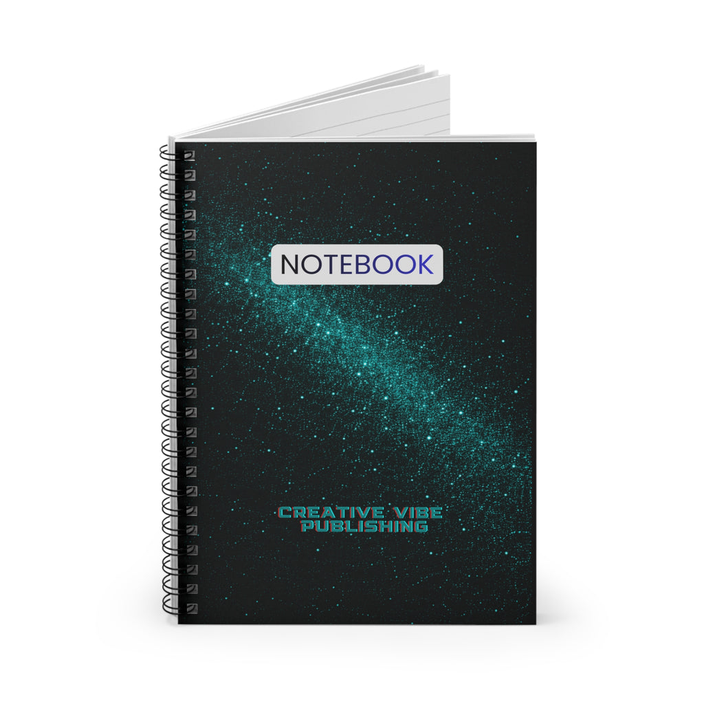 Galaxy Spiral Notebook —  Ruled Journal for Writers & Students