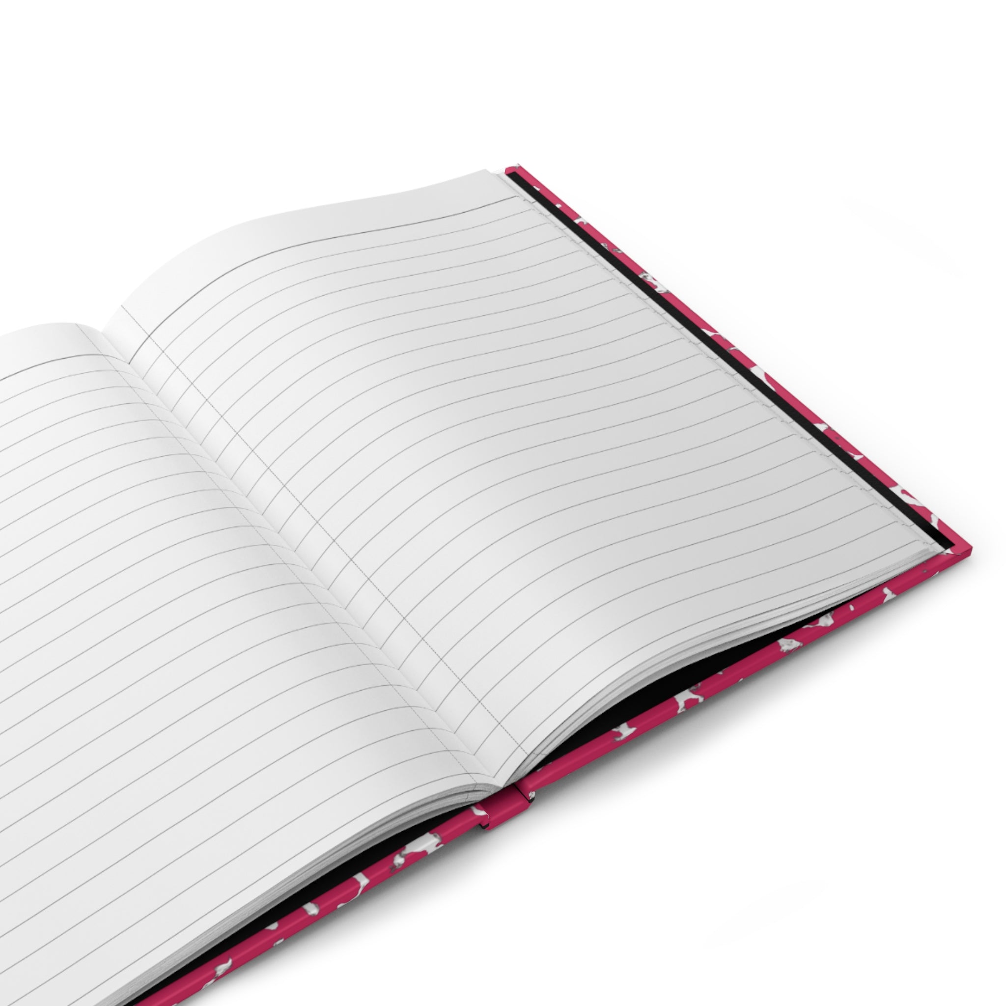 Pink Composition Hardcover Journal — "Composition Book" Matte Notebook for School, Notes & Creative Writing