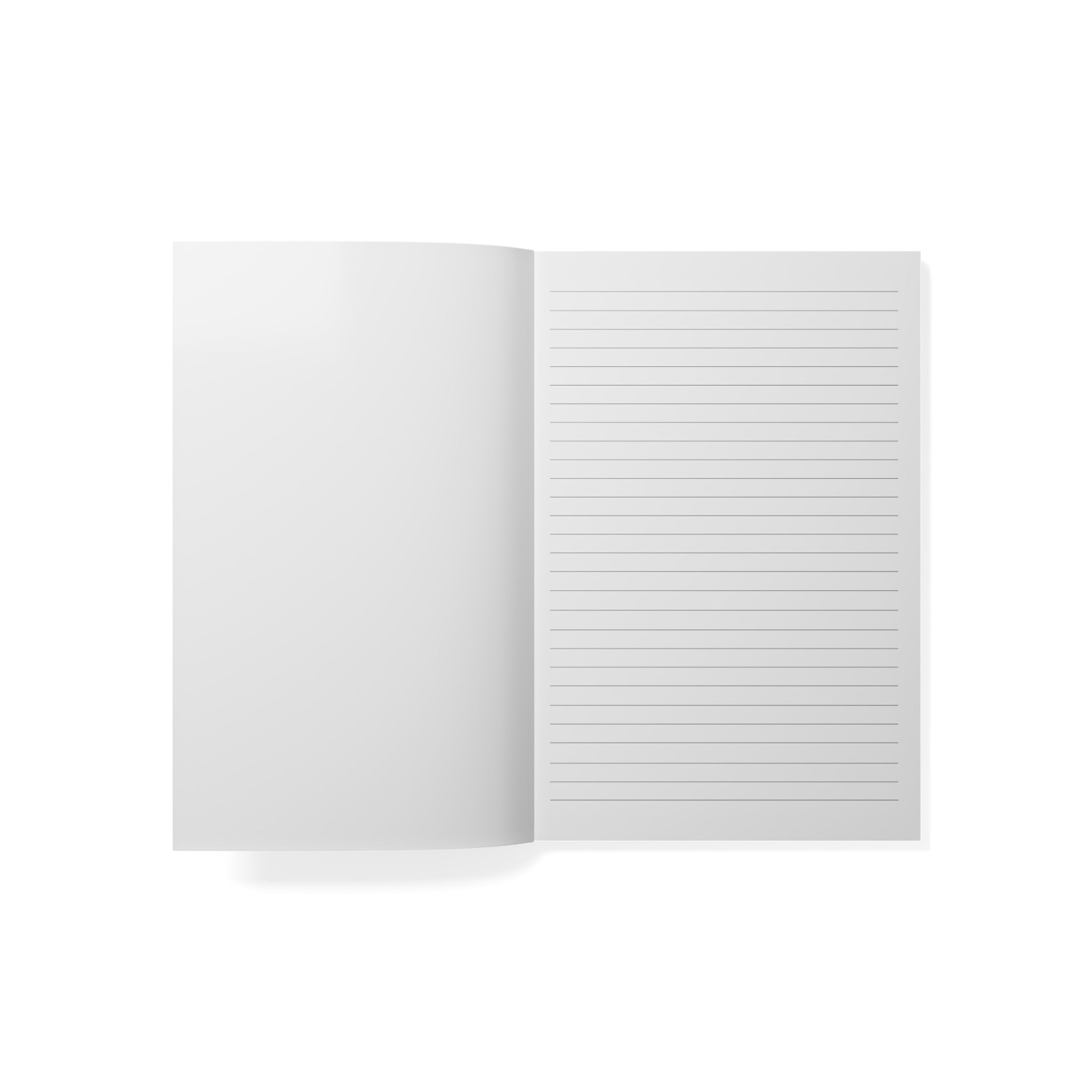 Composition Book-Style A5 Notebook — Blue Speckled Cover, 'Creative Vibe Publishing'