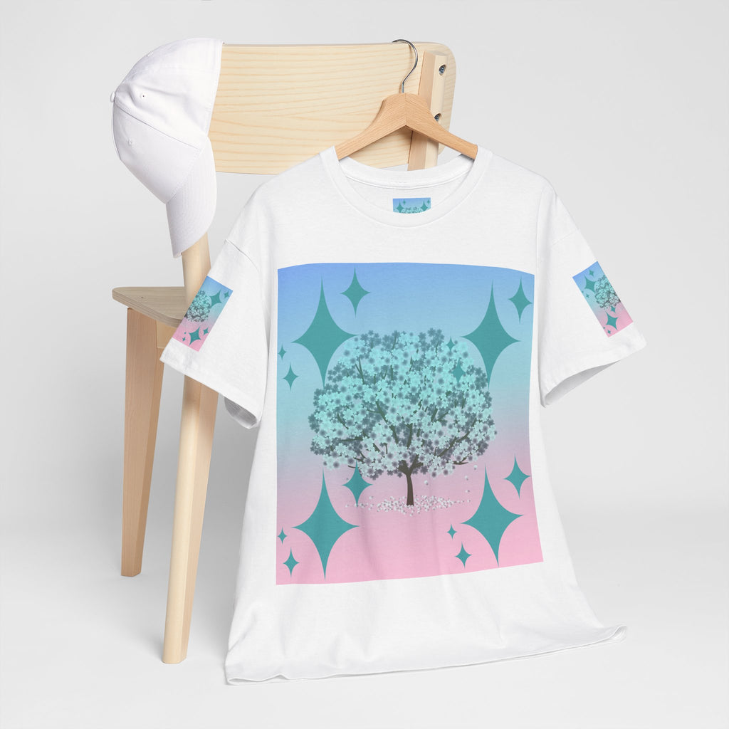 Pastel Dream Tree T-Shirt — Aesthetic Sparkle Graphic Tee