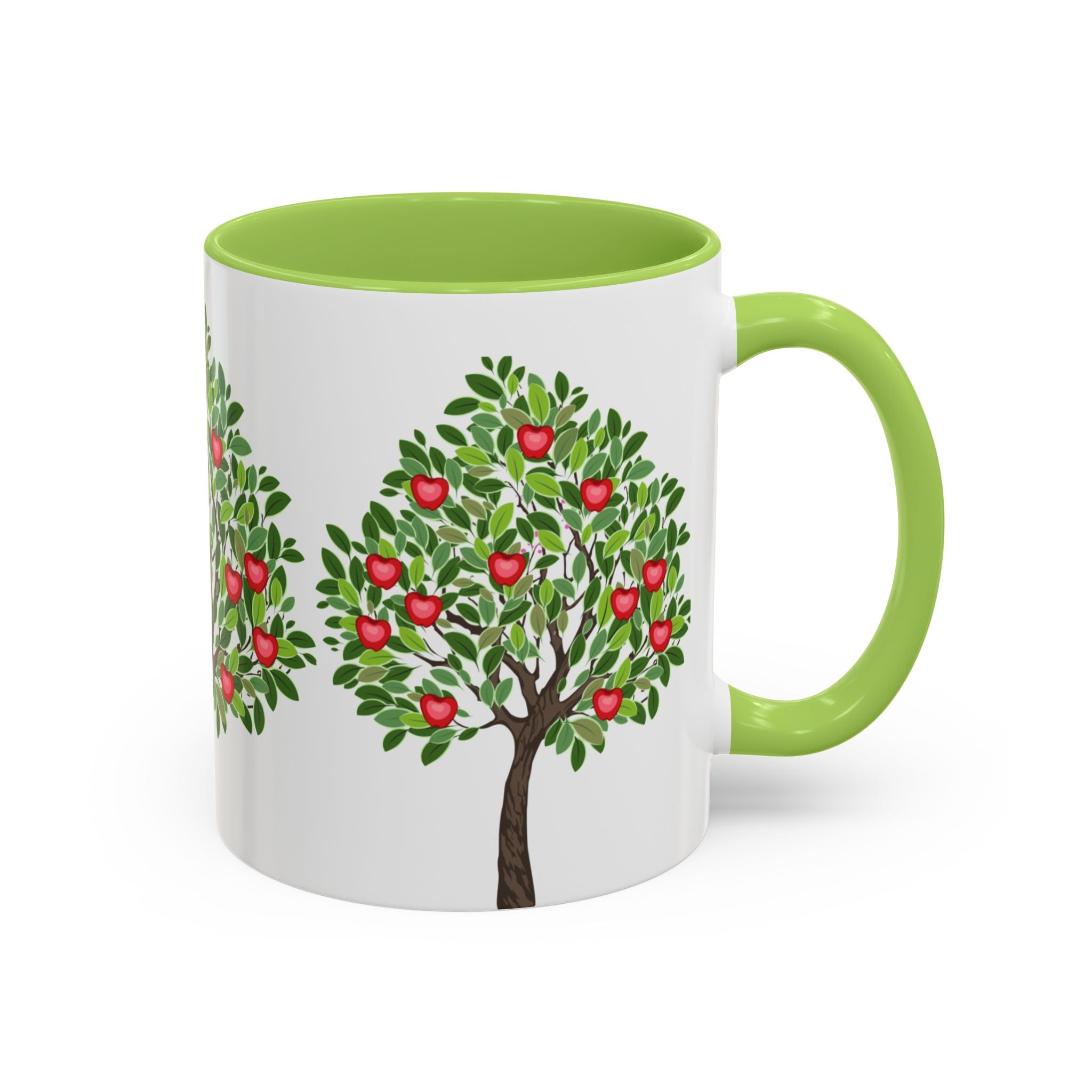 Apple Tree Coffee Mug — Accent Ceramic Mug (11/15oz)