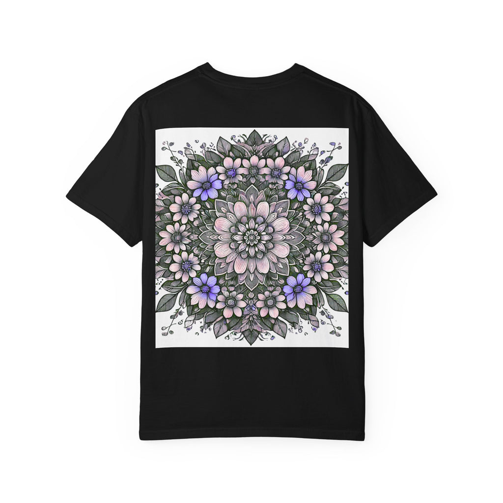 Floral Mandala T-Shirt — Pastel Garden Blossom Tee