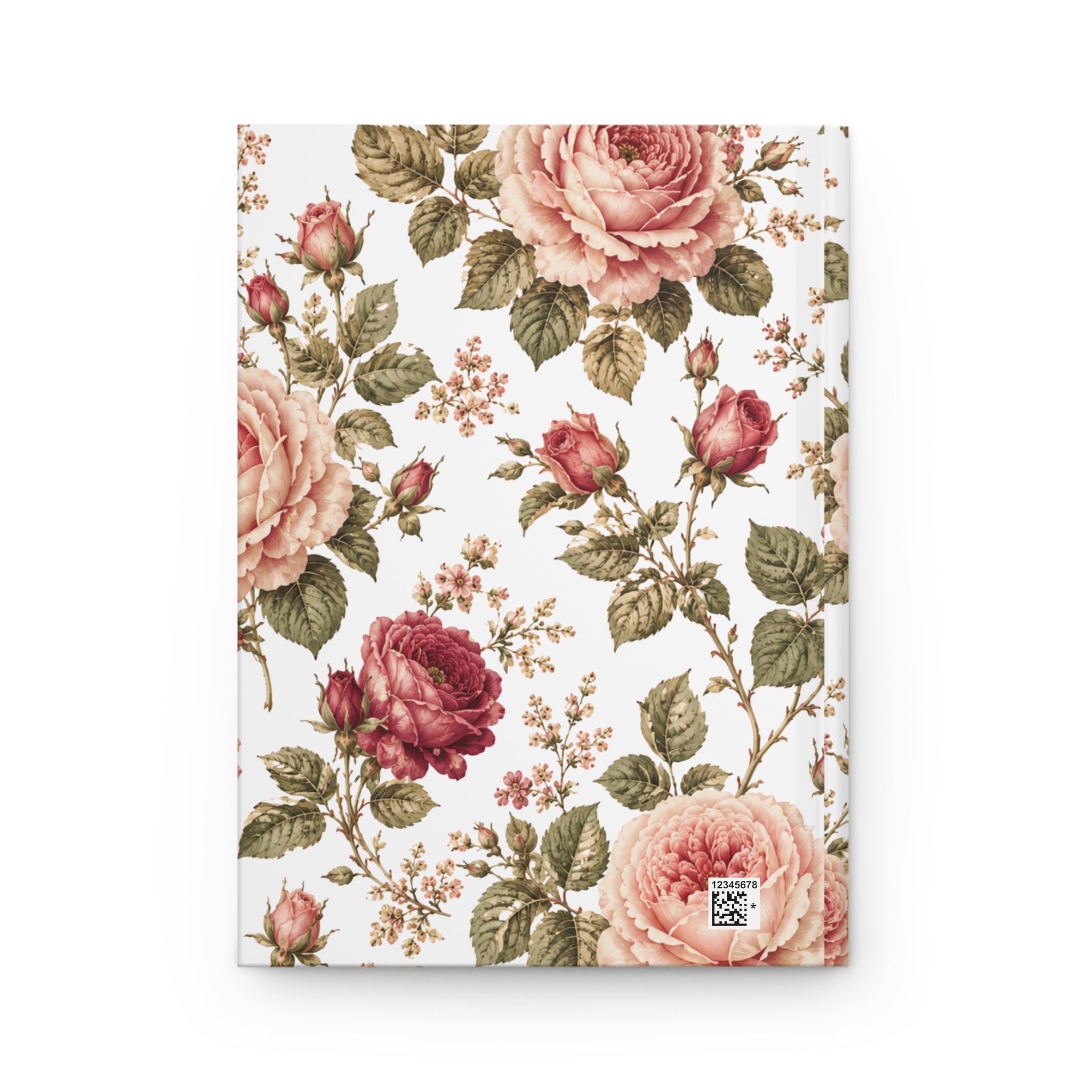 Vintage Rose Hardcover Journal — Floral Notebook for Writing, Planning & Gifts