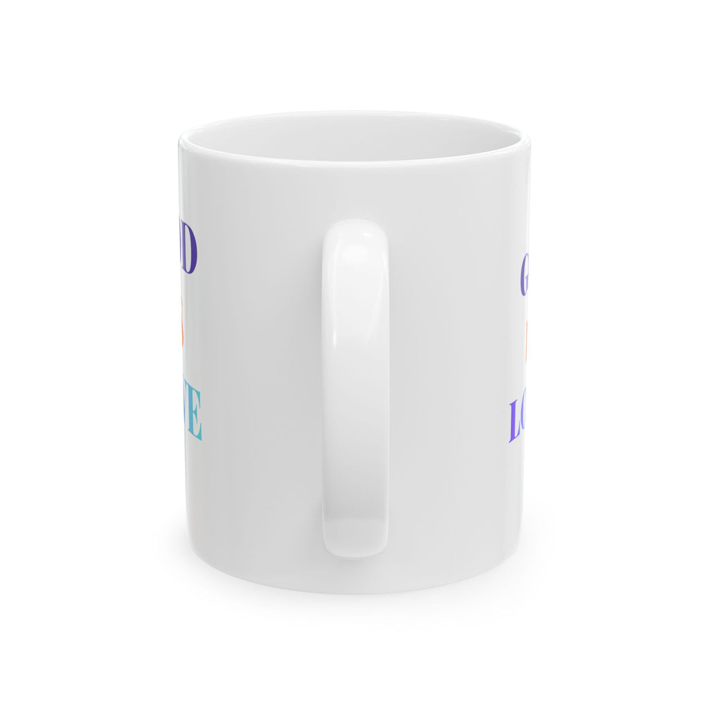 Inspirational Faith Mug – "God Is Love" Ceramic Coffee Cup (11oz & 15oz)