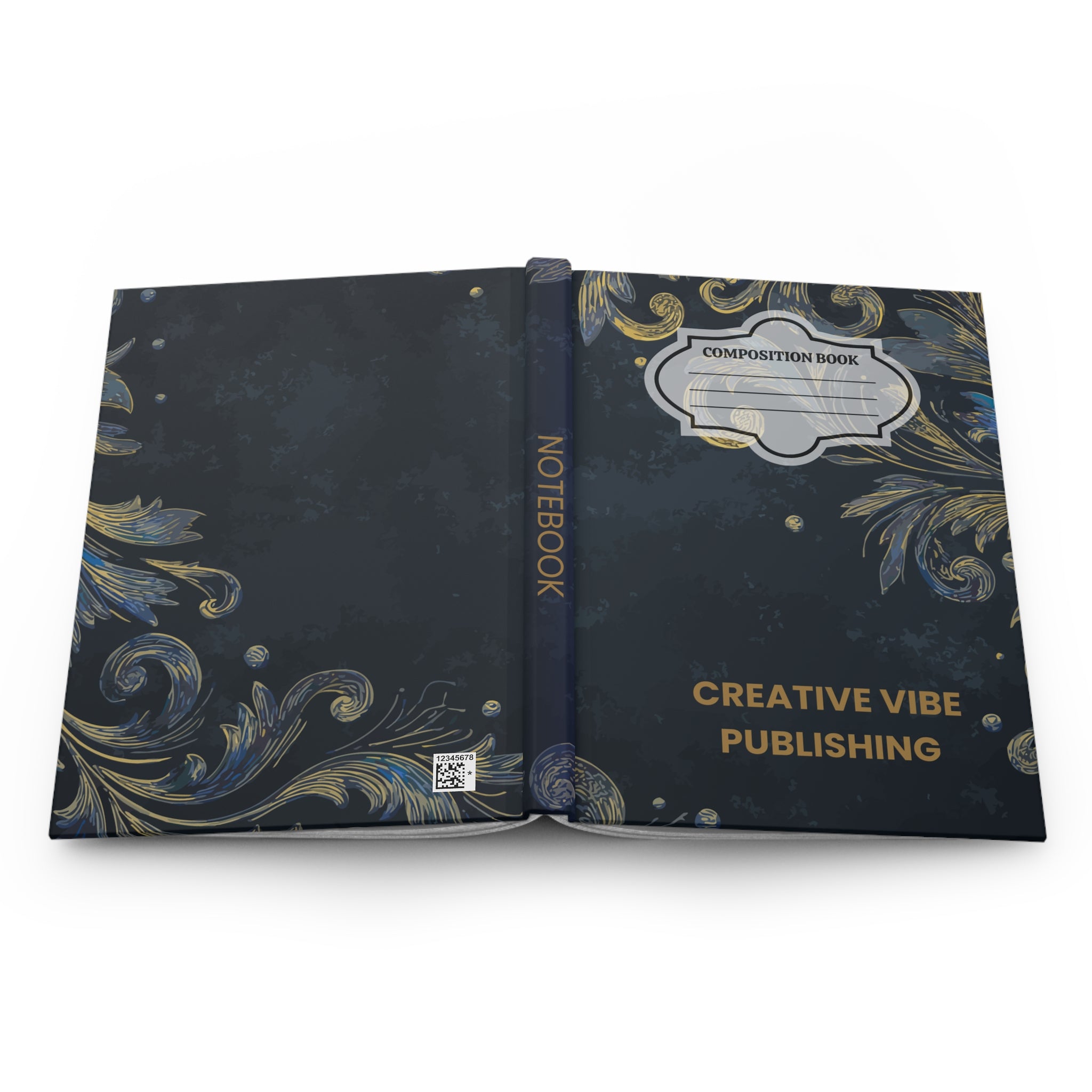 Hardcover Journal – Floral Composition Notebook (Matte)