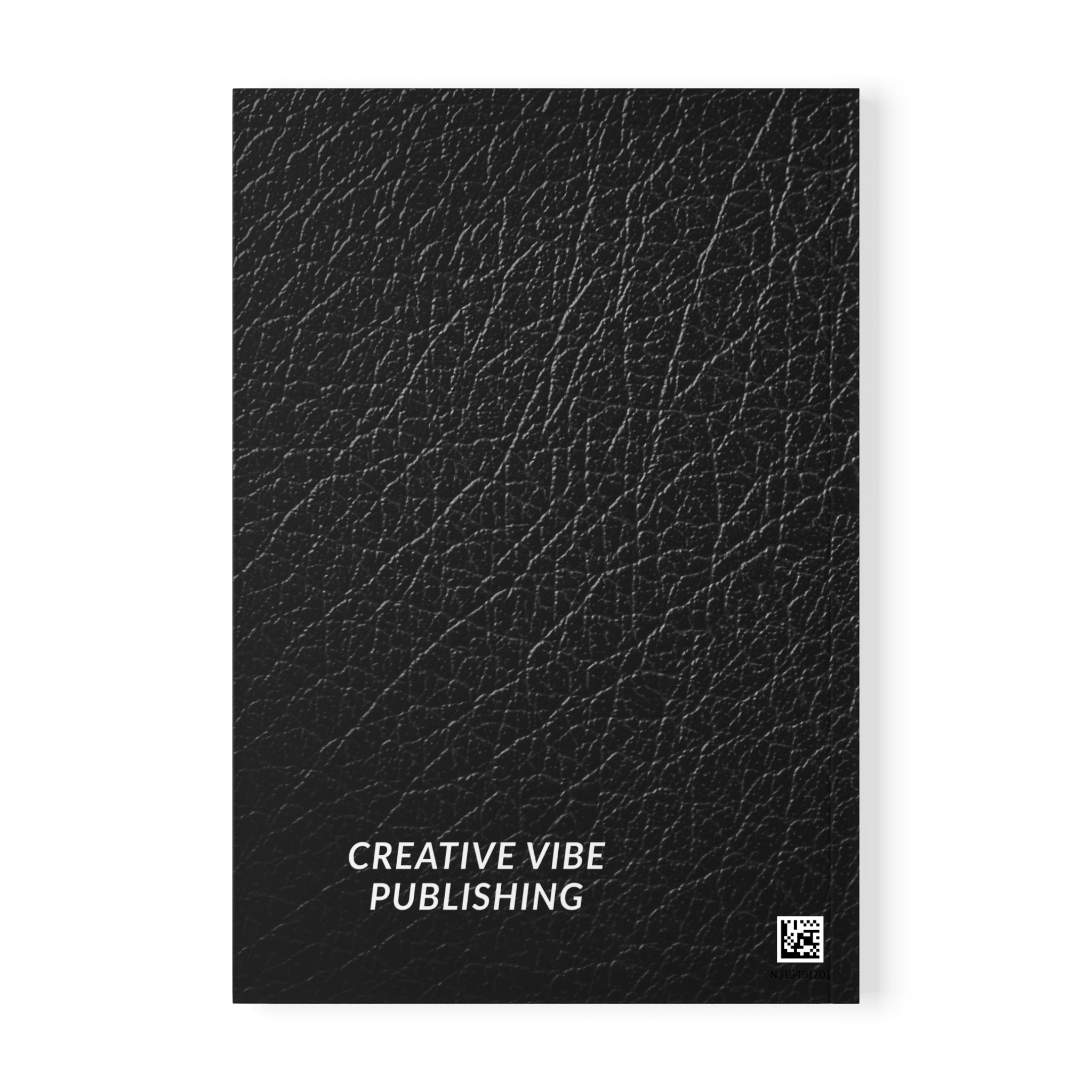 A5 Leather-Texture Notebook — "NOTEBOOK" Cover, Creative Vibe Publishing Journal