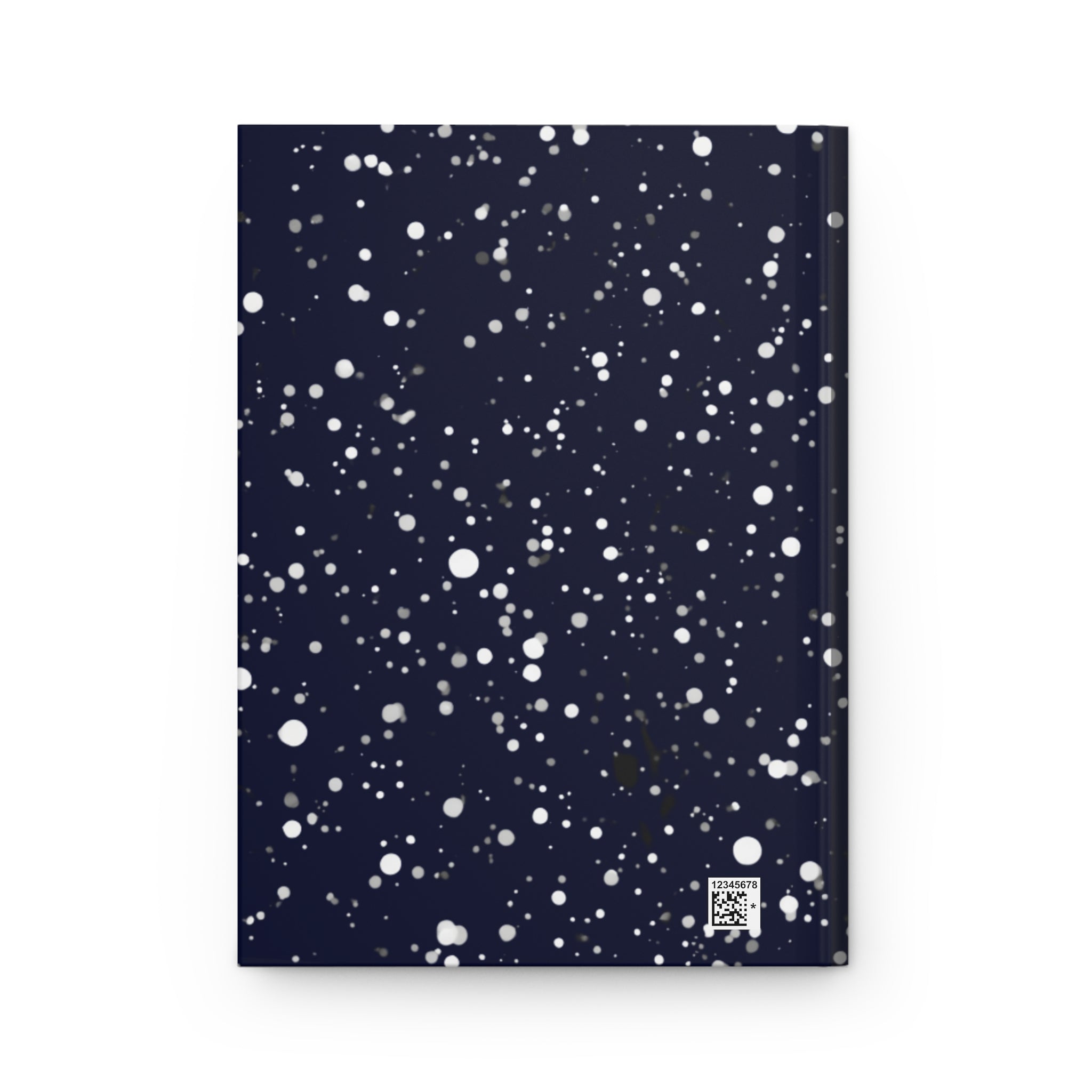 Composition Book Hardcover Journal – Navy Splatter Notebook for School, Writing, & Creative Notes