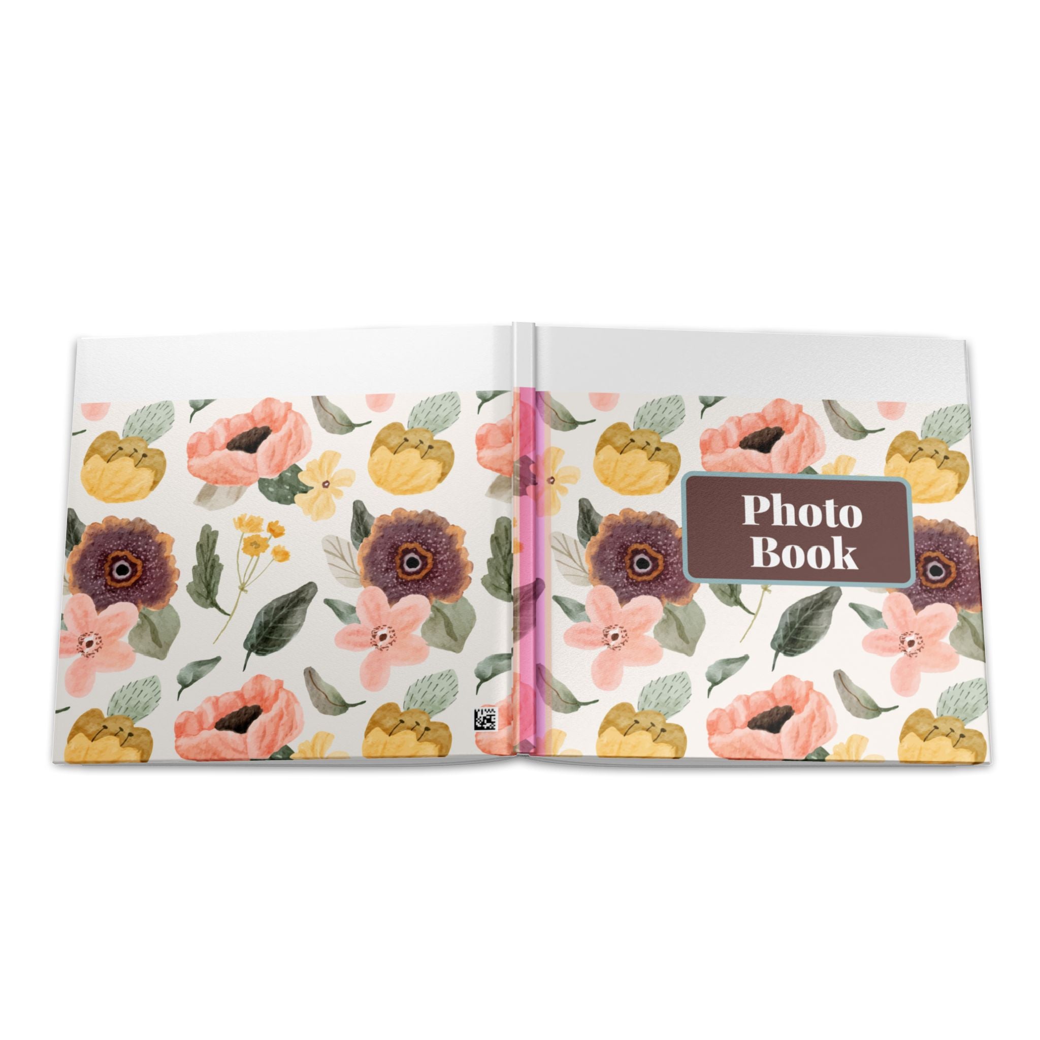 Floral Keepsake Hardcover Photo Book — Personalized Memory Album