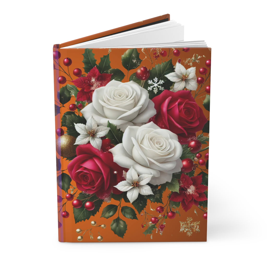 Holiday Rose Bouquet Hardcover Journal