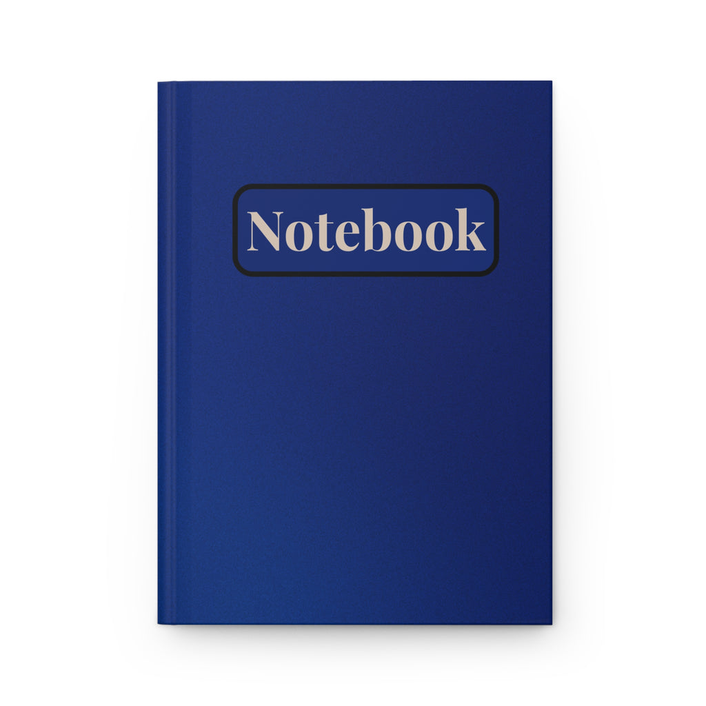 Notebook Hardcover Journal — Classic Navy Matte Journal for Writing & Notes