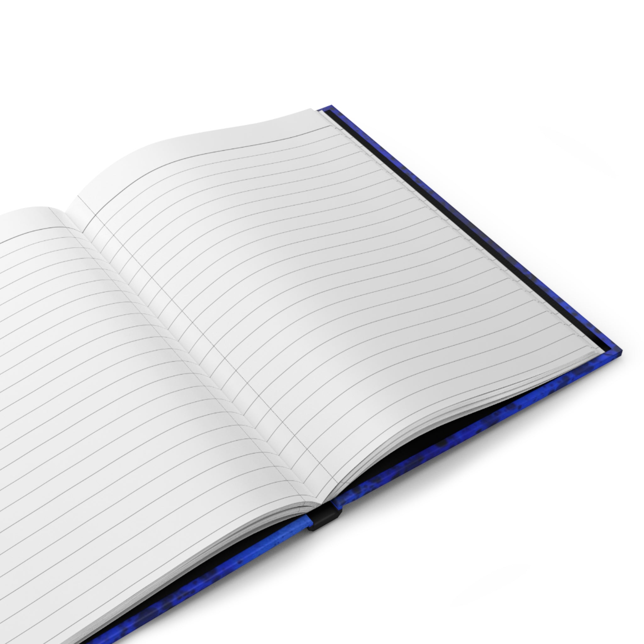 Composition Book Hardcover Journal – Blue Speckled Design