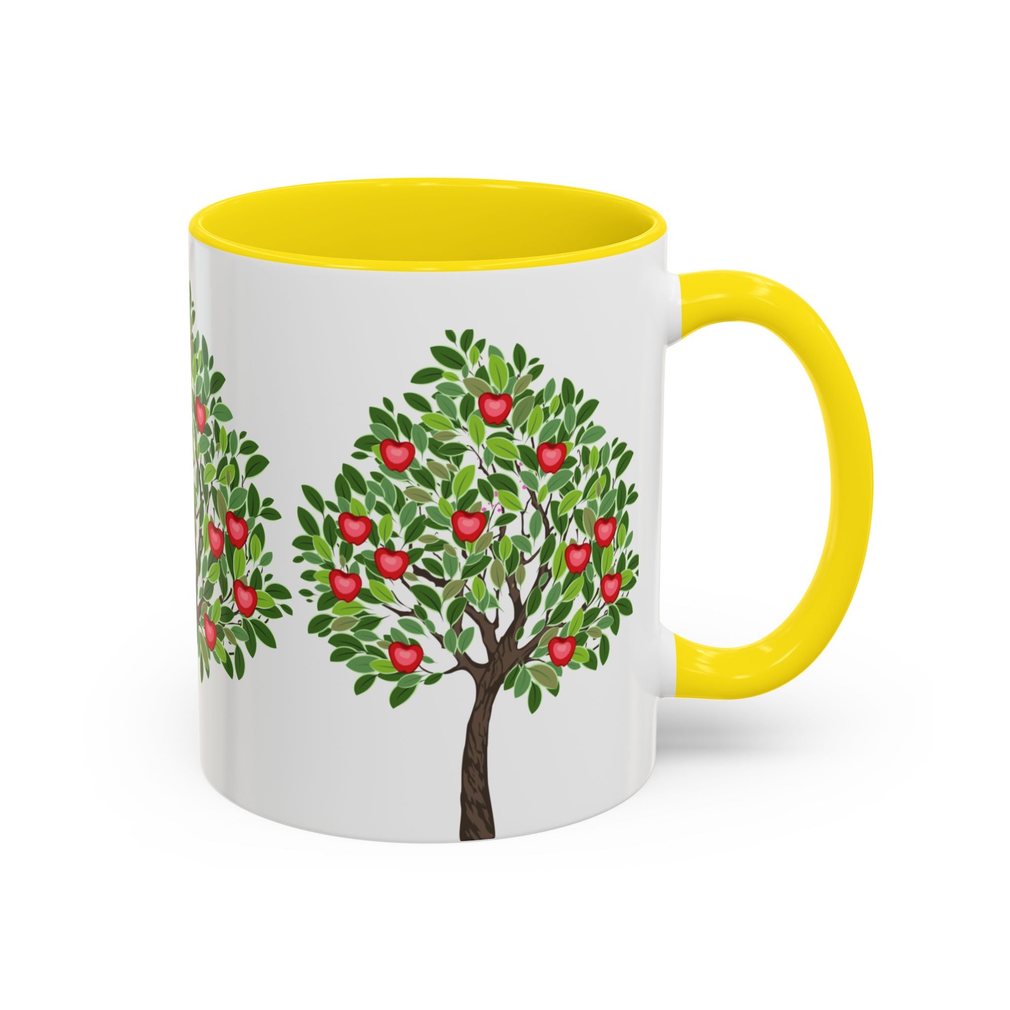 Apple Tree Coffee Mug — Accent Ceramic Mug (11/15oz)