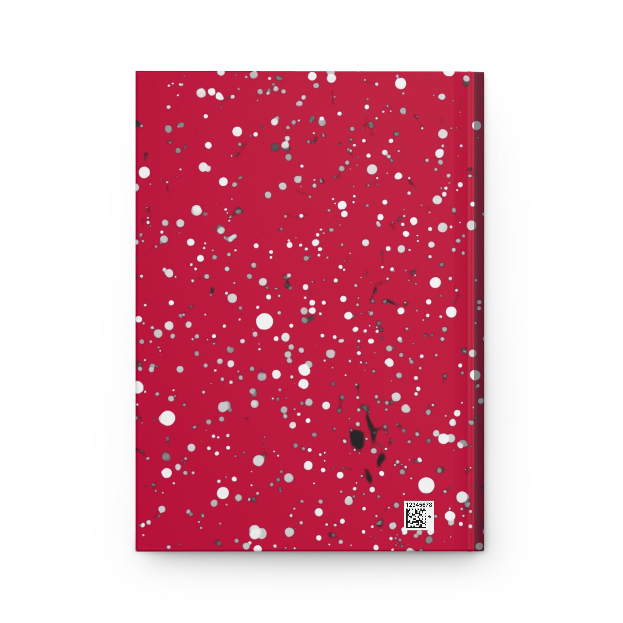 Composition Book Hardcover Journal — Red Splatter Creative Vibe Notebook