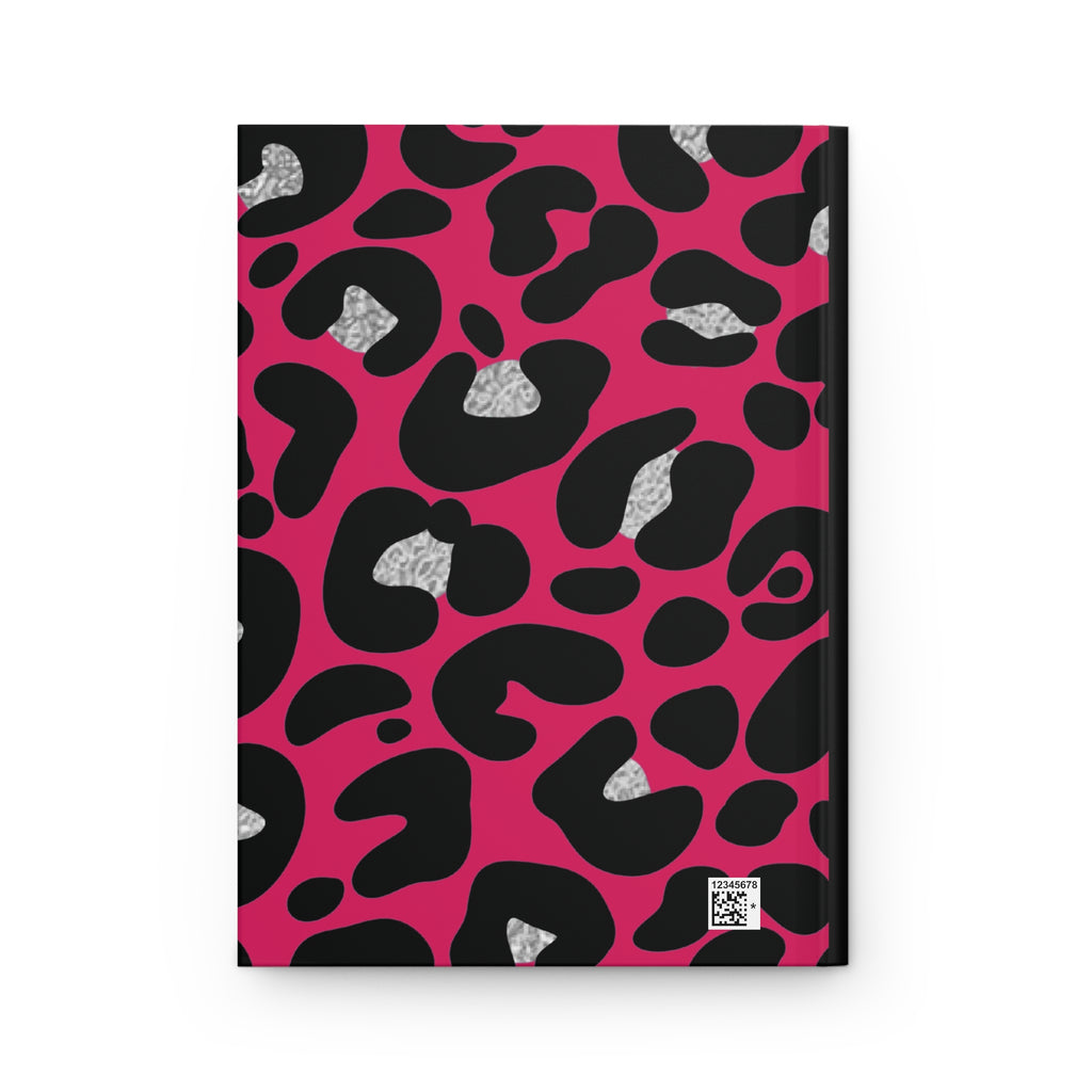 Pink Leopard Notebook Hardcover Journal — "Creative Vibe Publishing"