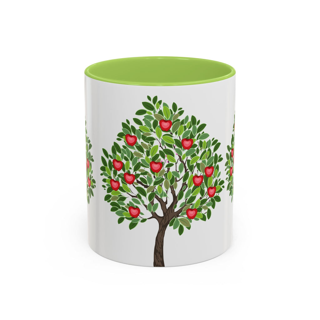 Apple Tree Coffee Mug — Accent Ceramic Mug (11/15oz)