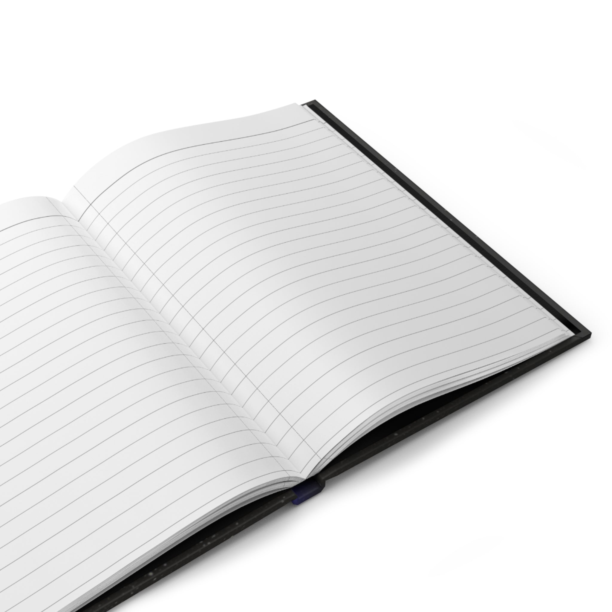 Hardcover Journal — Black Marble Composition Book "Creative Vibe Publishing"