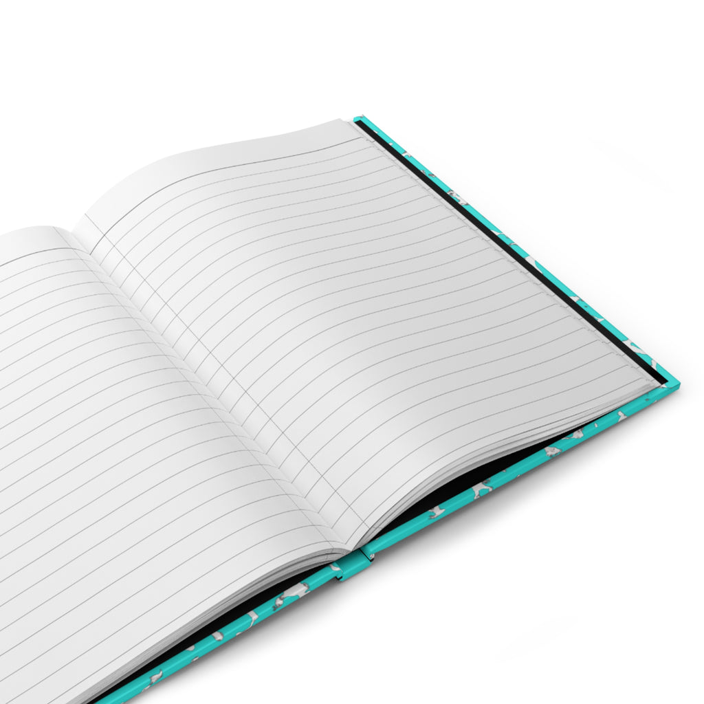 Teal Composition Hardcover Journal — 'Composition Book' Labeled Notebook for School, Notes & Creative Writing
