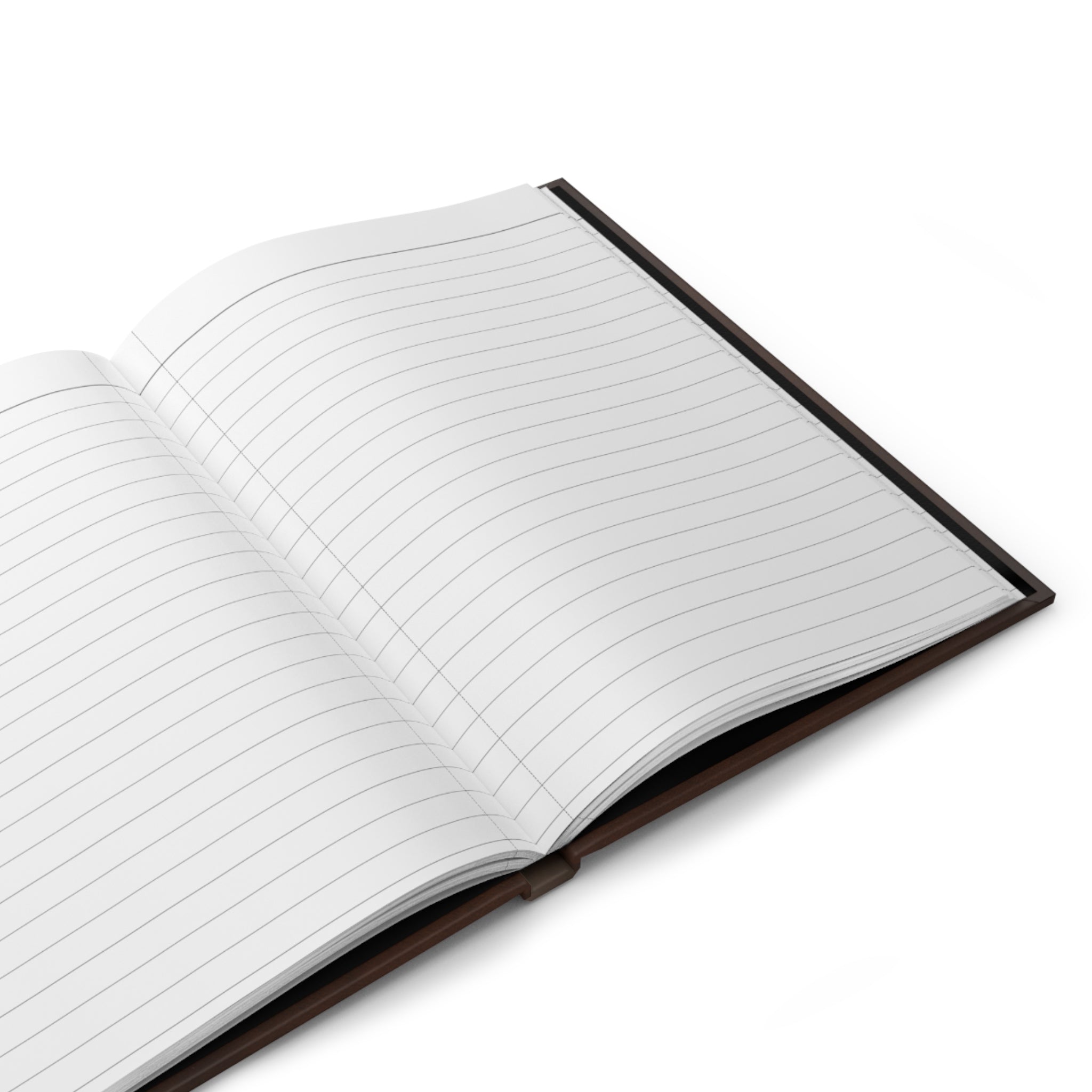 Vintage Brown Hardcover Notebook — 'Notebook' Embossed Journal for Writing, Notes & Gifts