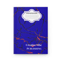 Hardcover Journal — Royal Blue Marble Composition Book ("CreativeVibe Publishing")