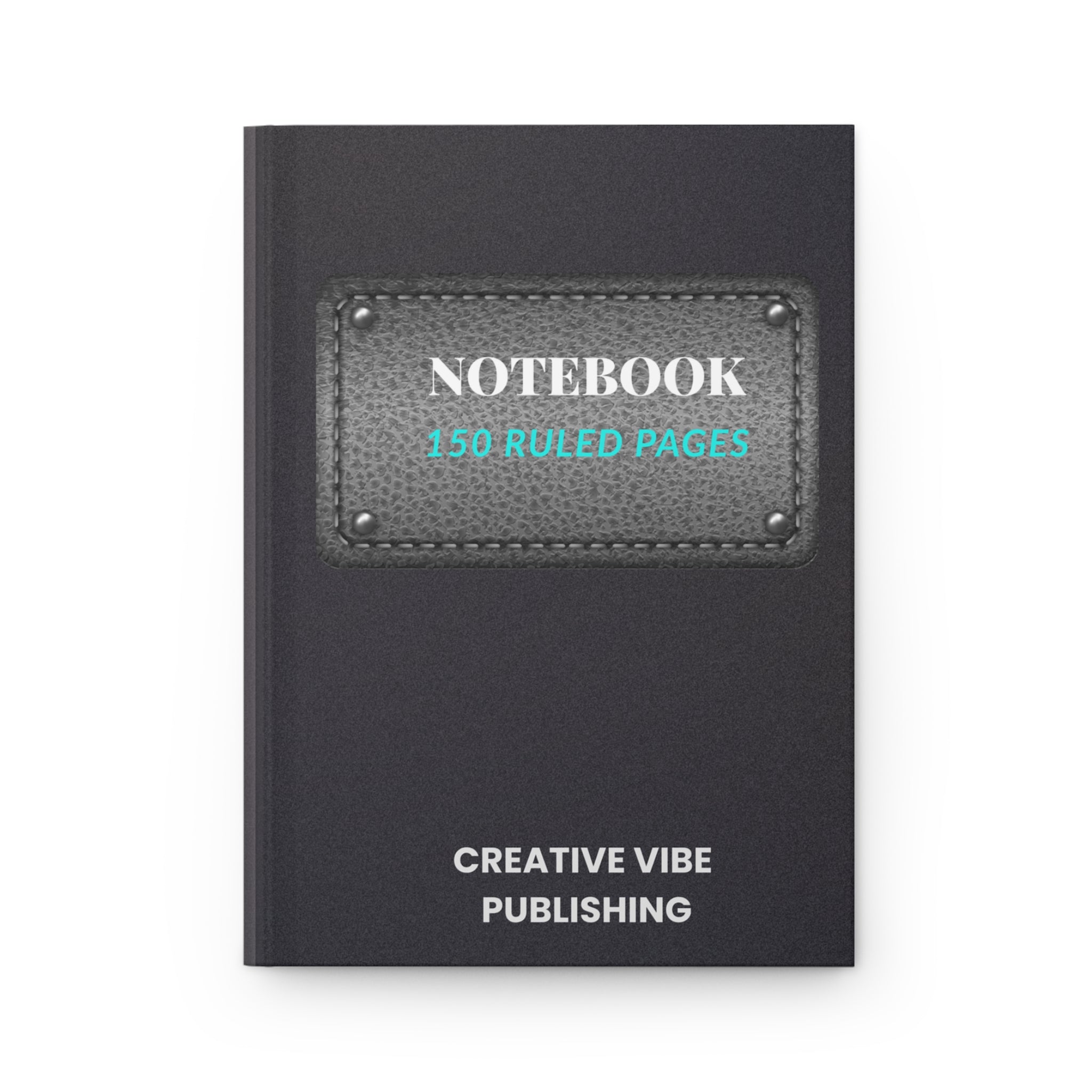 Notebook Journal - 'Notebook 150 Ruled Pages' Hardcover Matte, 150 Lined Pages for Note-taking & Creative Writing