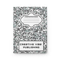 Composition-Style Hardcover Journal — 'Creative Vibe Publishing' Notebook (Matte)