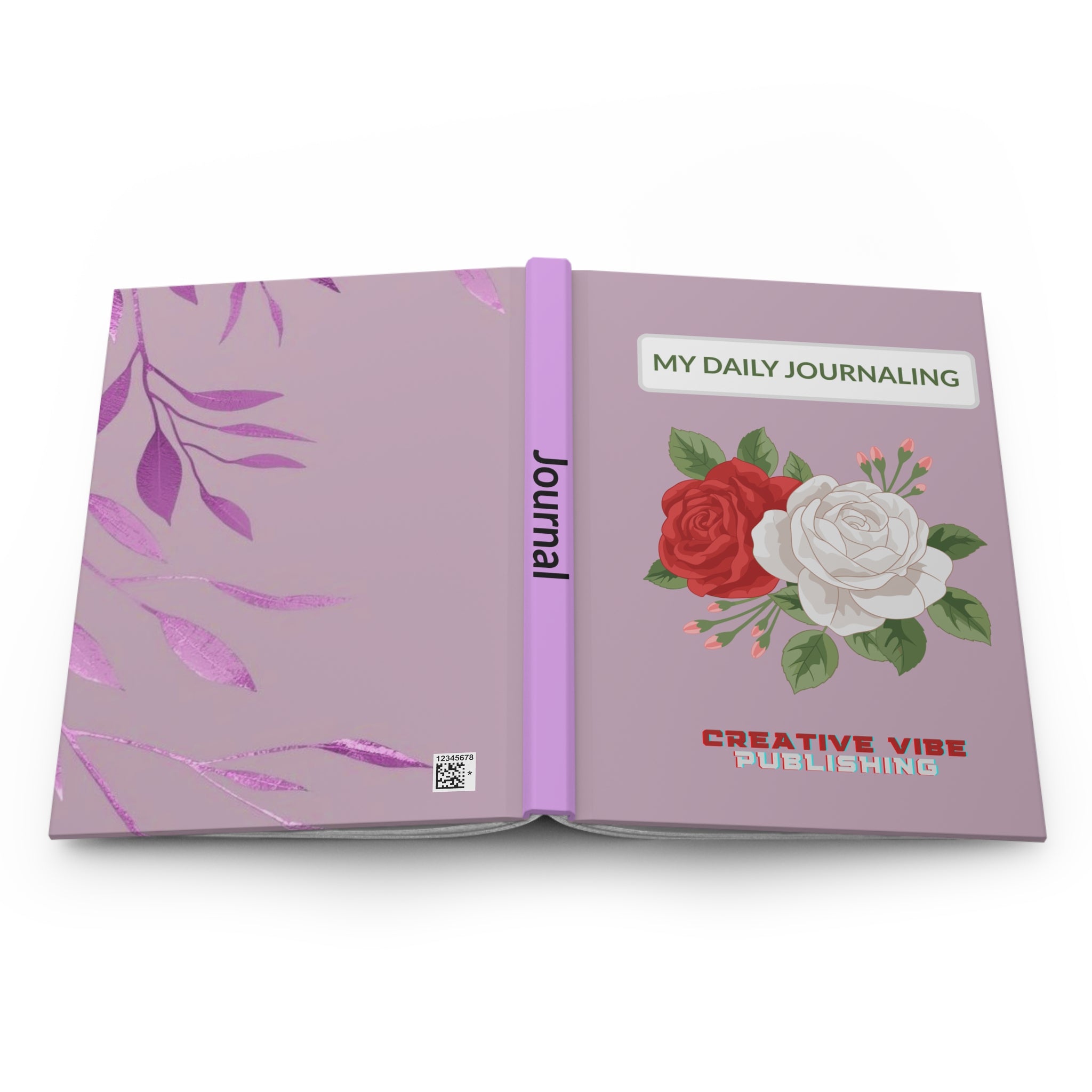 Floral Rose Daily Planner & Gratitude Notebook