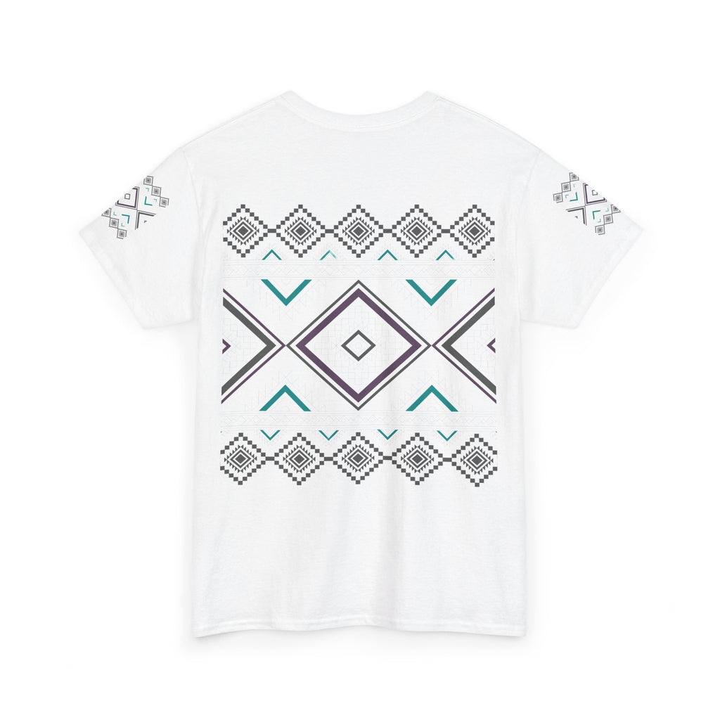 Geometric Aztec Tee — Tribal Diamond Pattern T-Shirt