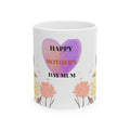 Mother's Day Floral Ceramic Mug - "Happy Mother's Day Mum"