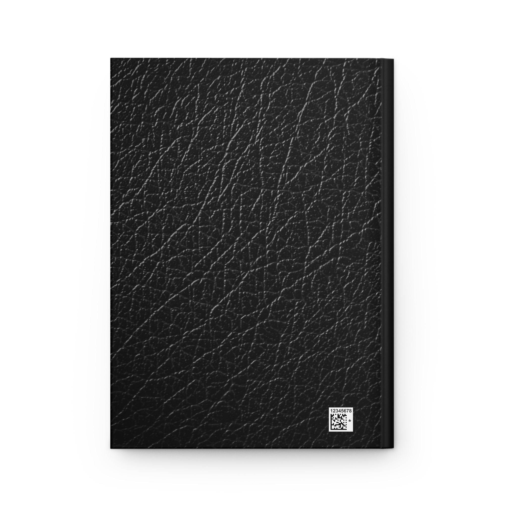 Notebook Hardcover Journal — Black Leather Matte Notebook