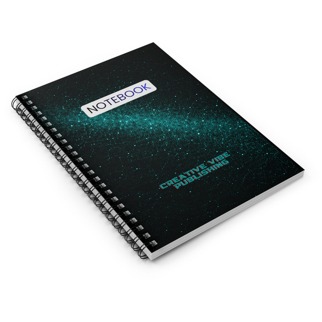 Galaxy Spiral Notebook —  Ruled Journal for Writers & Students
