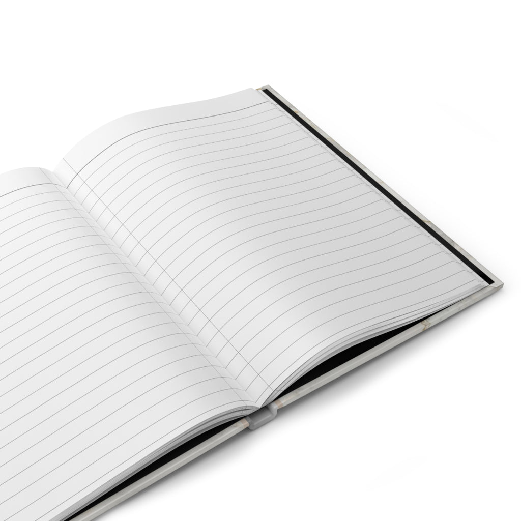 Marble & Gold Hardcover Journal — Elegant Composition Notebook.