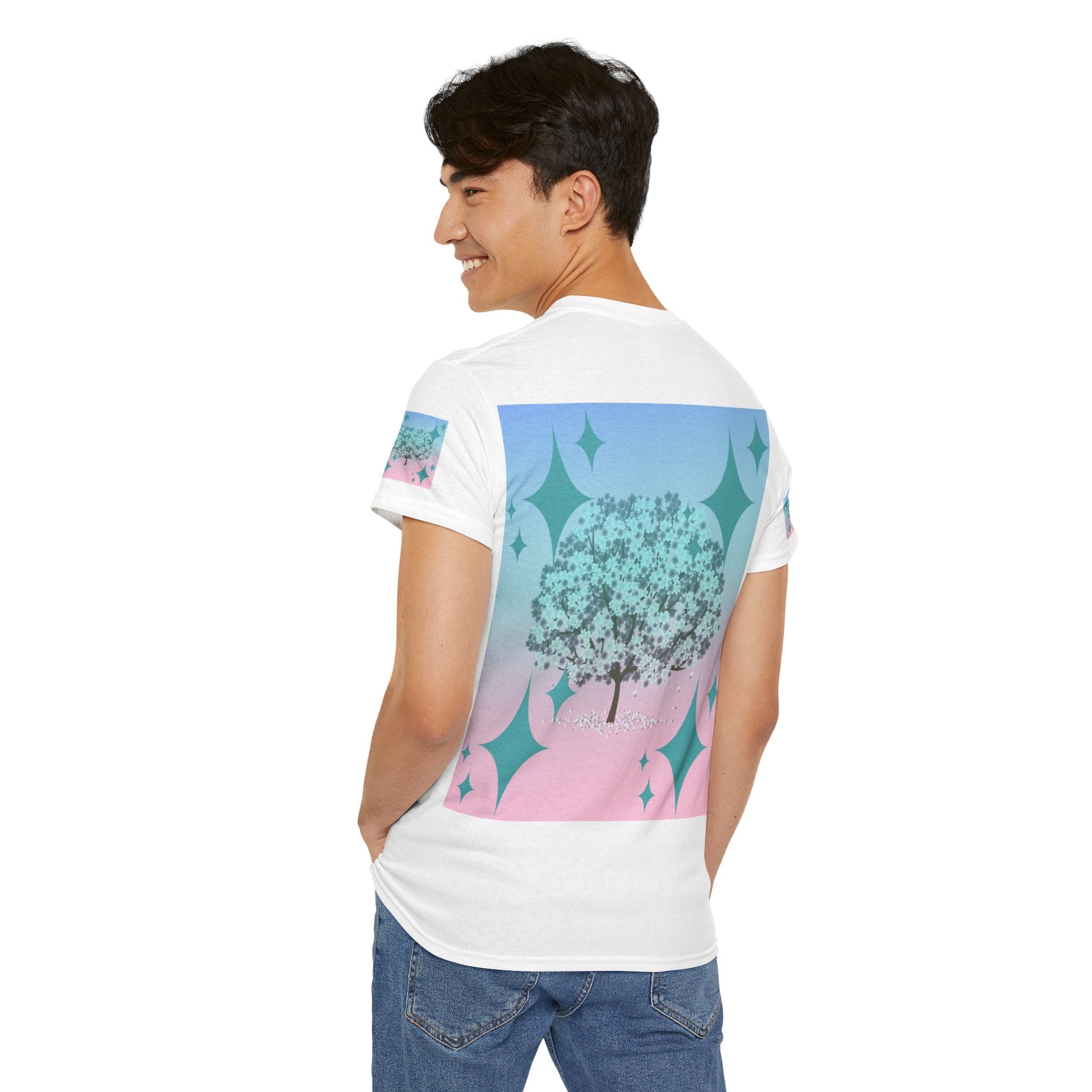 Pastel Dream Tree T-Shirt — Aesthetic Sparkle Graphic Tee