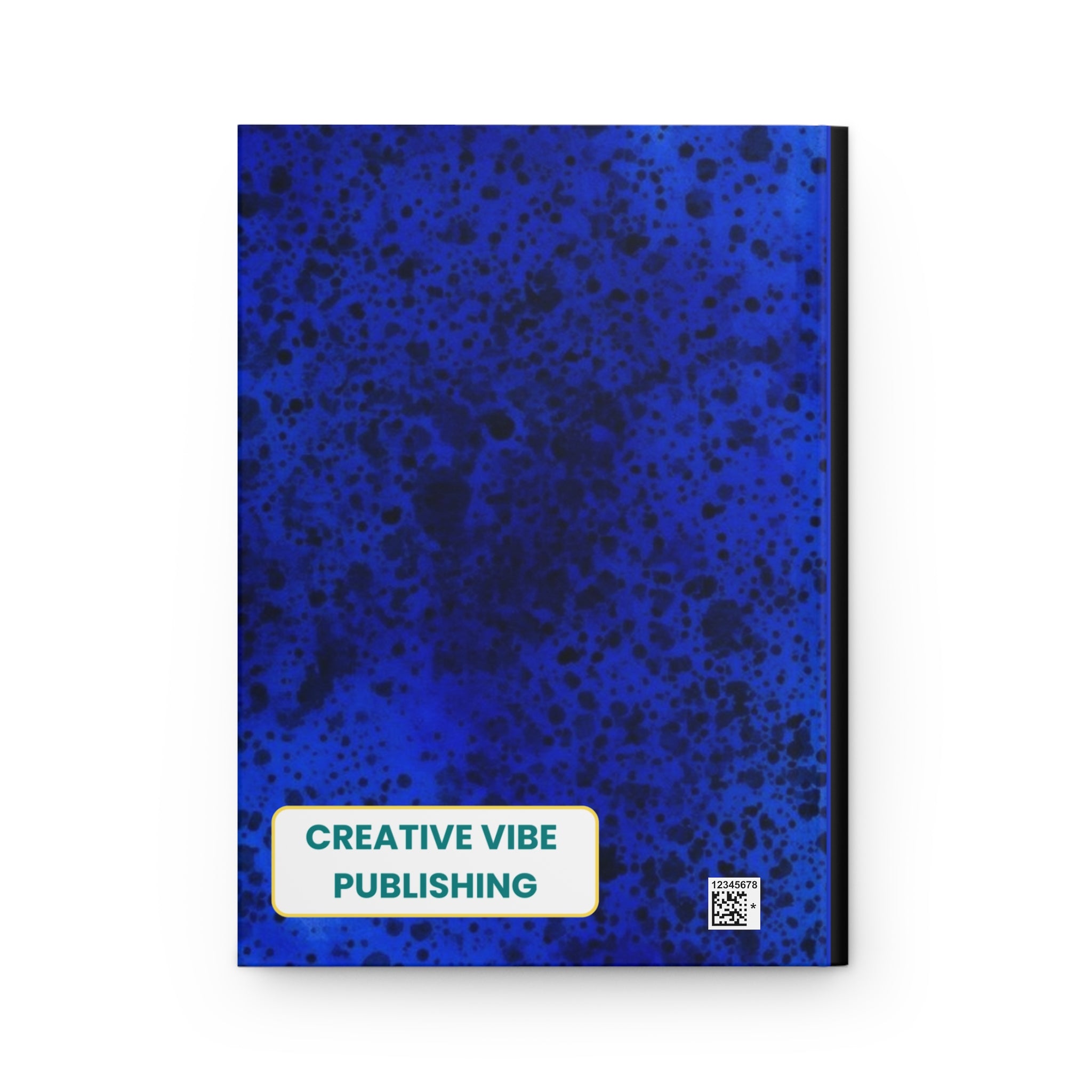 Composition Book Hardcover Journal – Blue Speckled Design