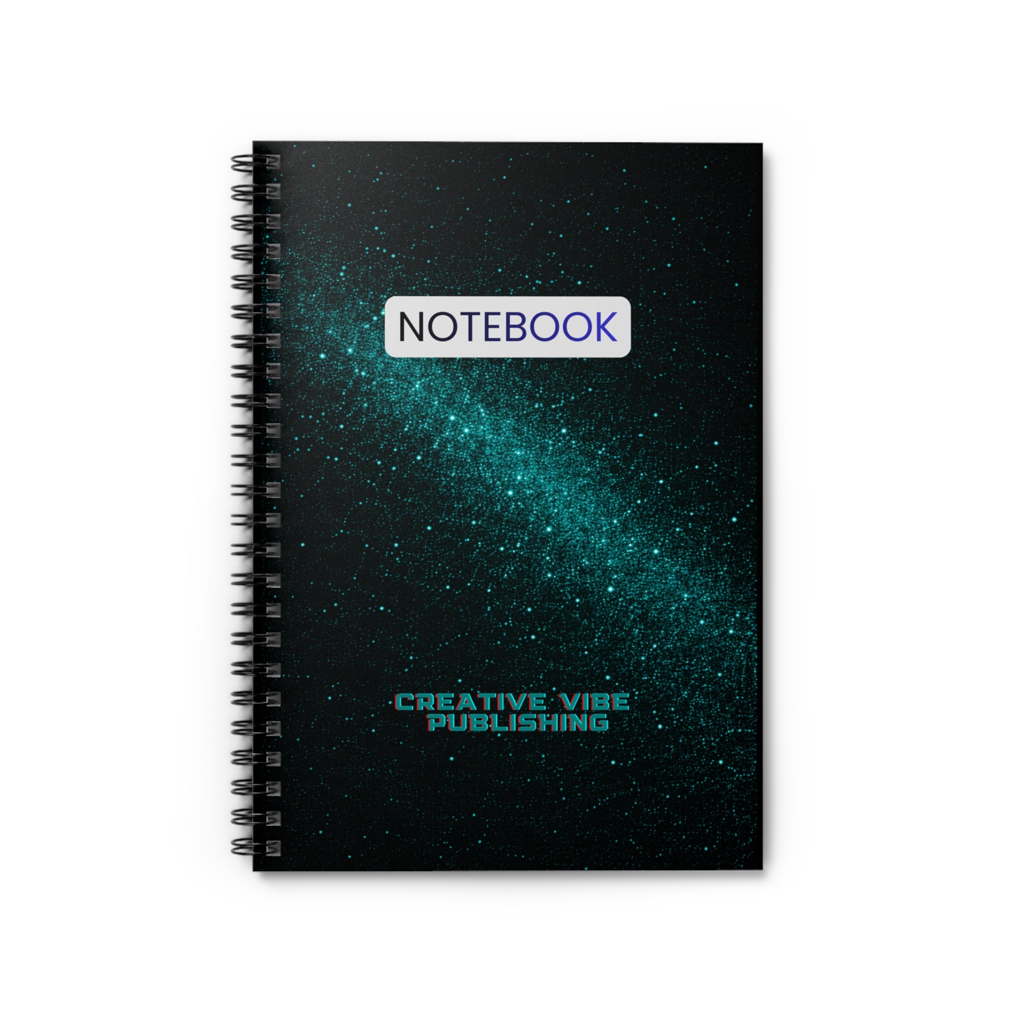 Galaxy Spiral Notebook —  Ruled Journal for Writers & Students