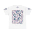 Floral Pattern T-Shirt — Pastel Daisy Square Print Tee