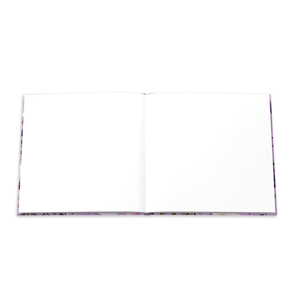 Hardcover Photo Book — Floral Lavender Memory Album