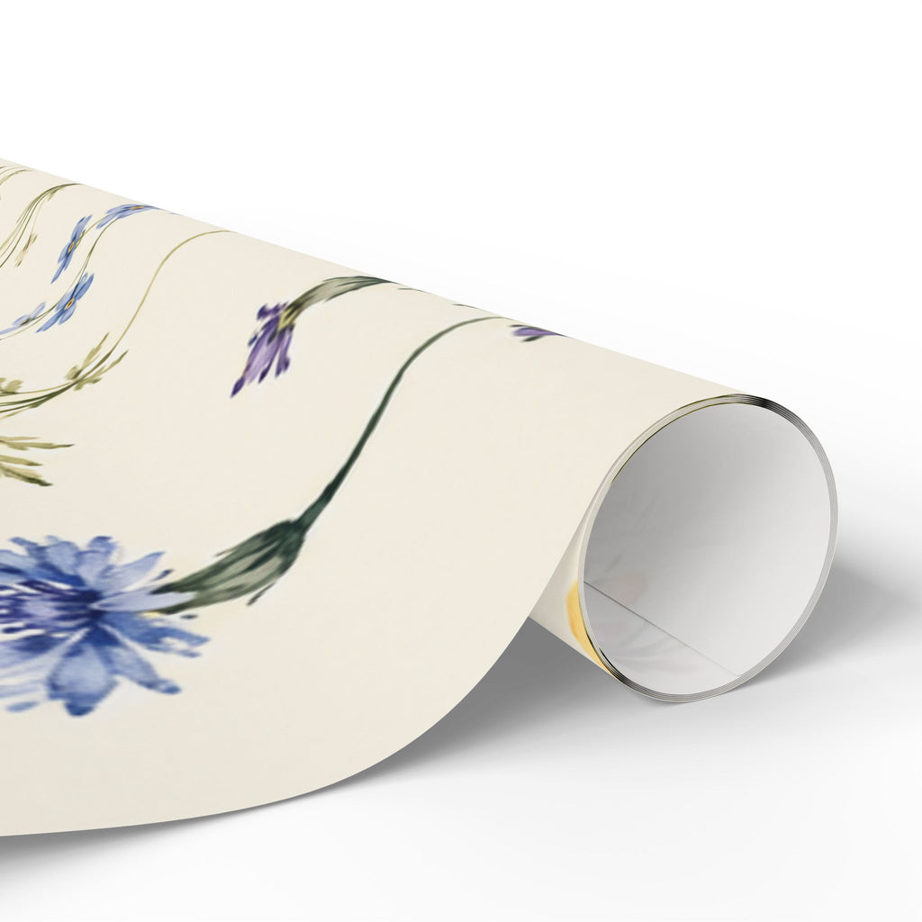 Botanical Floral Wrapping Paper Roll — Wildflower Gift Wrap