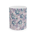 Floral Pattern Ceramic Mug – Pastel Ditsy Flowers, 11oz & 15oz