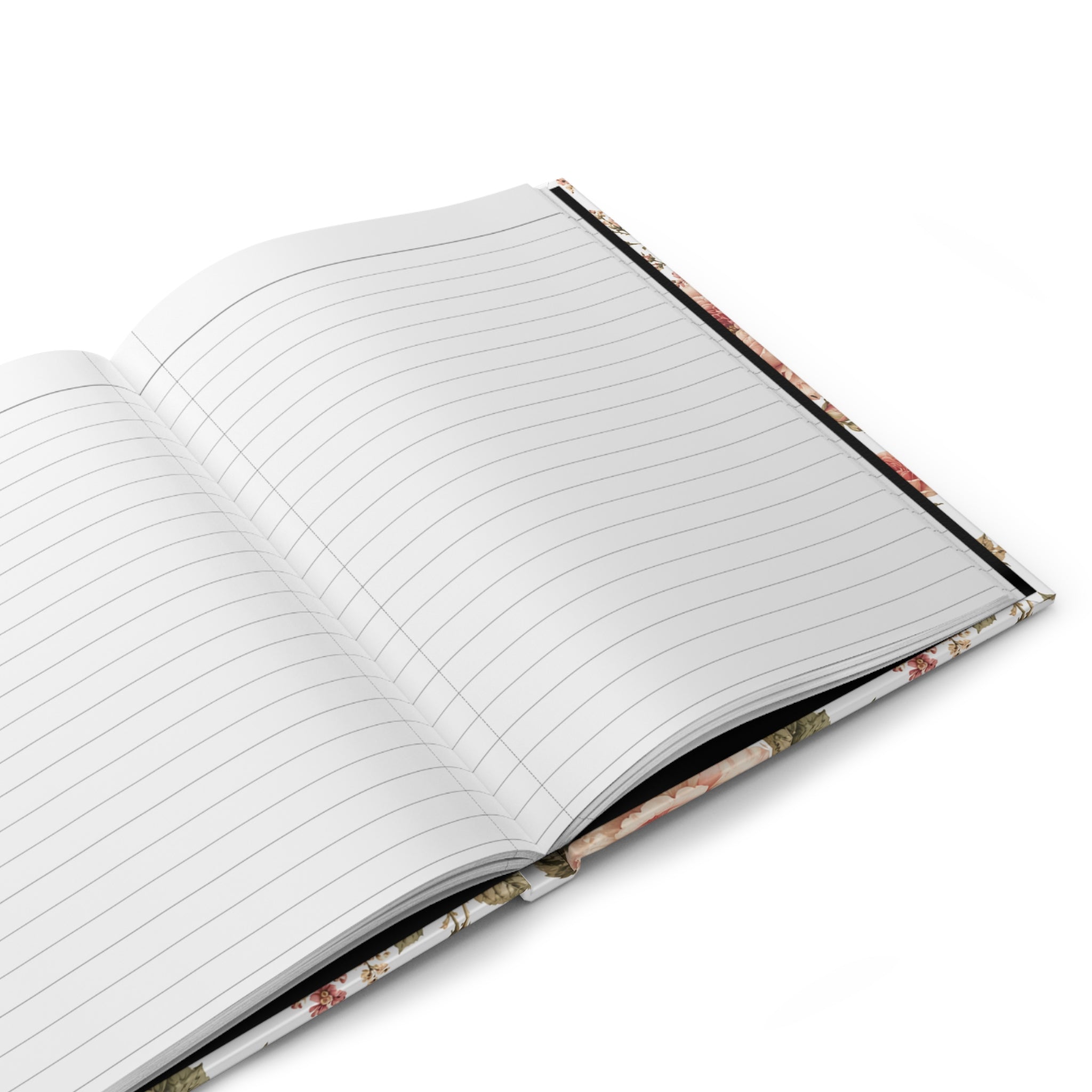 Vintage Rose Hardcover Journal — Floral Notebook for Writing, Planning & Gifts