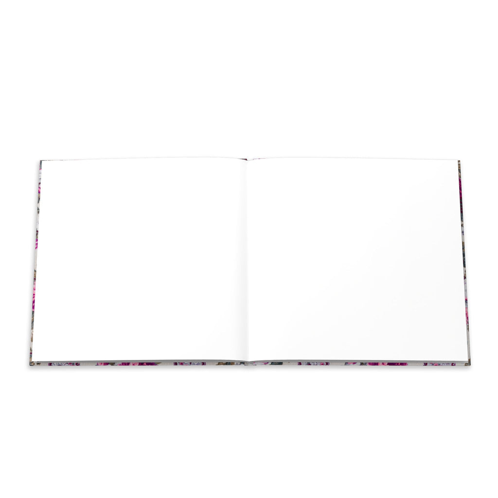 Hardcover Photo Book — Vintage Floral Rose Pattern Keepsake