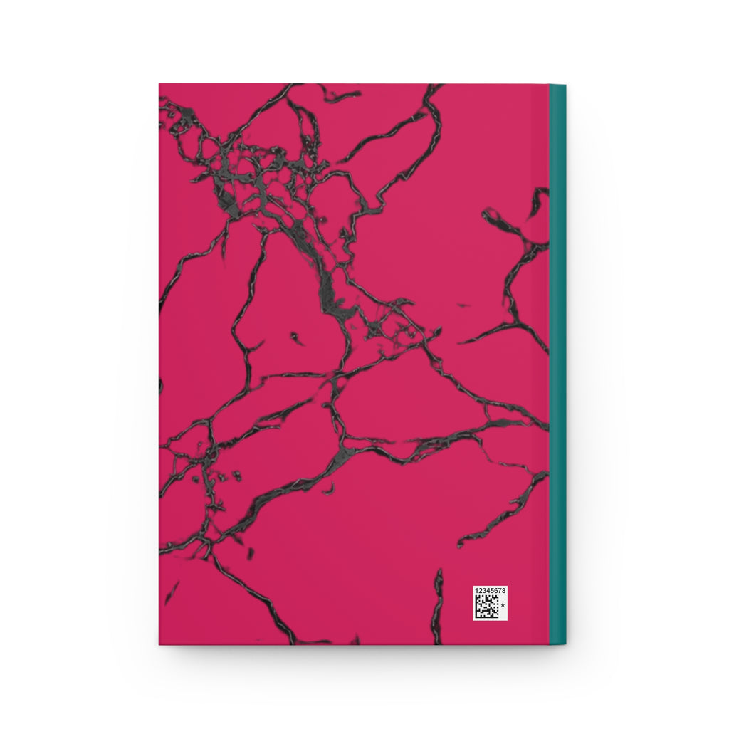 Composition Notebook Hardcover Journal — Pink Marble "Creative Vibe Publishing"