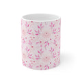 Pink Watercolor Floral Mug — Feminine Floral Coffee Cup for Mother's Day & Gifts