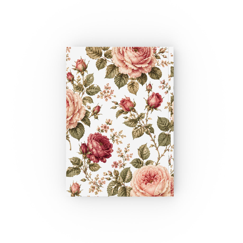 Floral Vintage Rose Journal — Hardback Notebook for Notes & Gifts