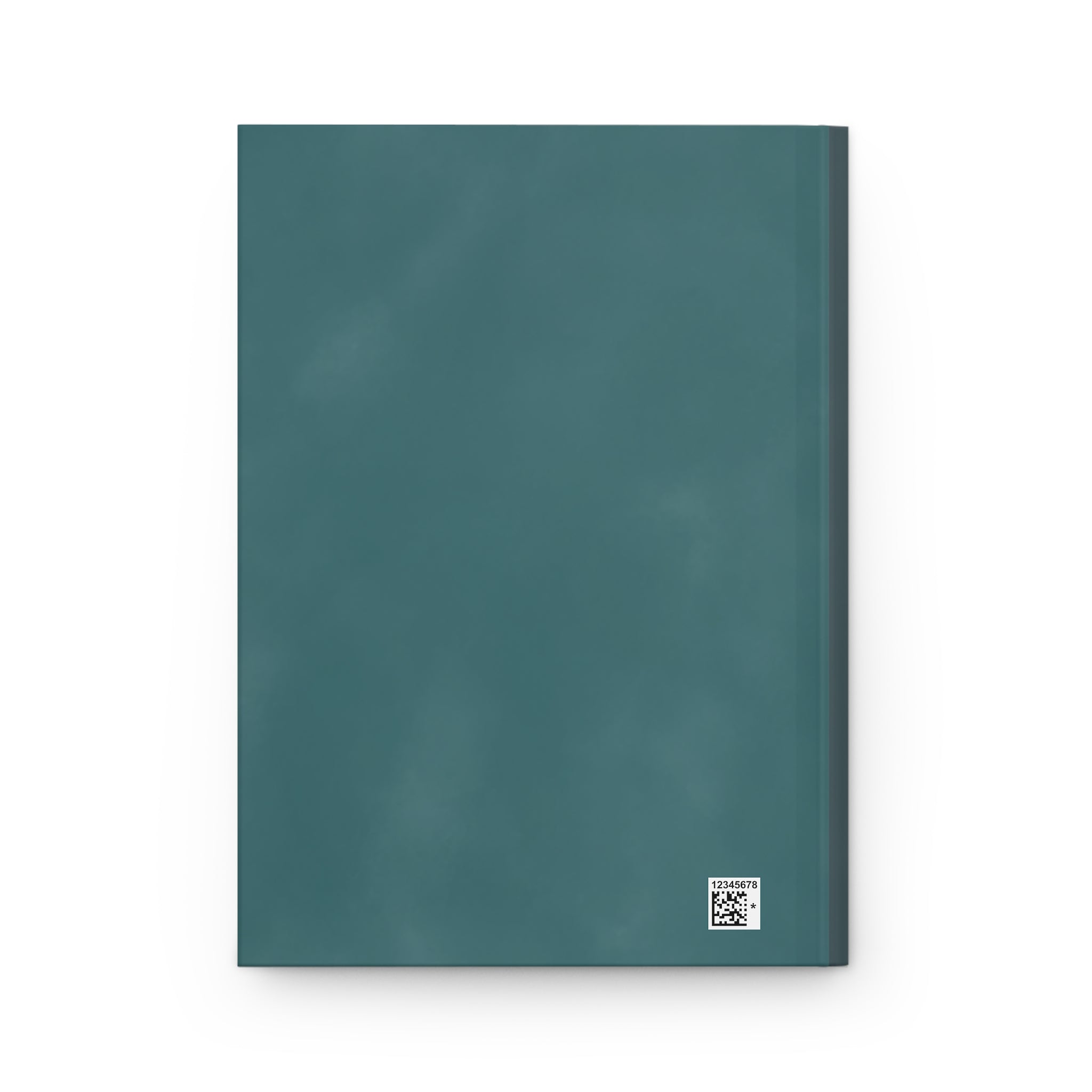 Notebook Hardcover Journal — 150 Ruled Pages, Teal Creative Vibe Notebook