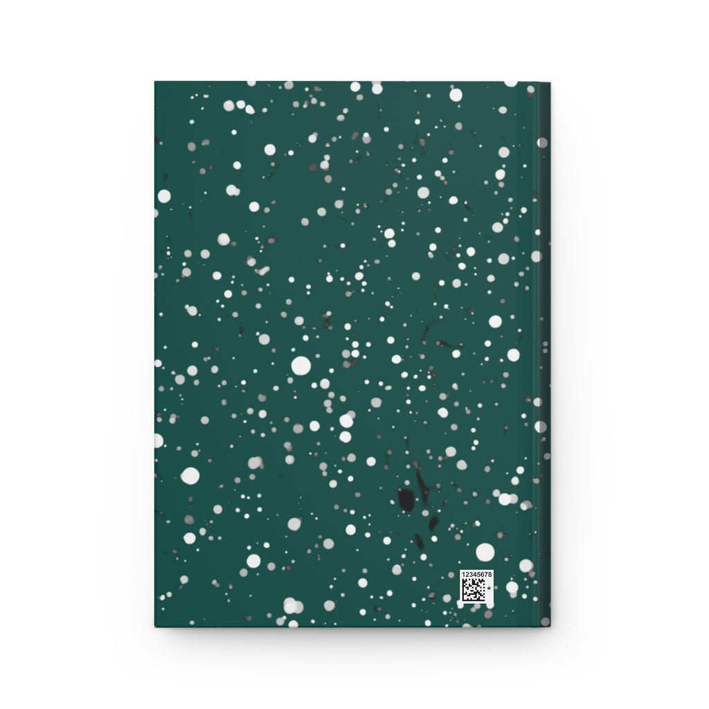 Composition Book Hardcover Journal – Teal Splatter "Creative Vibe Publishing"