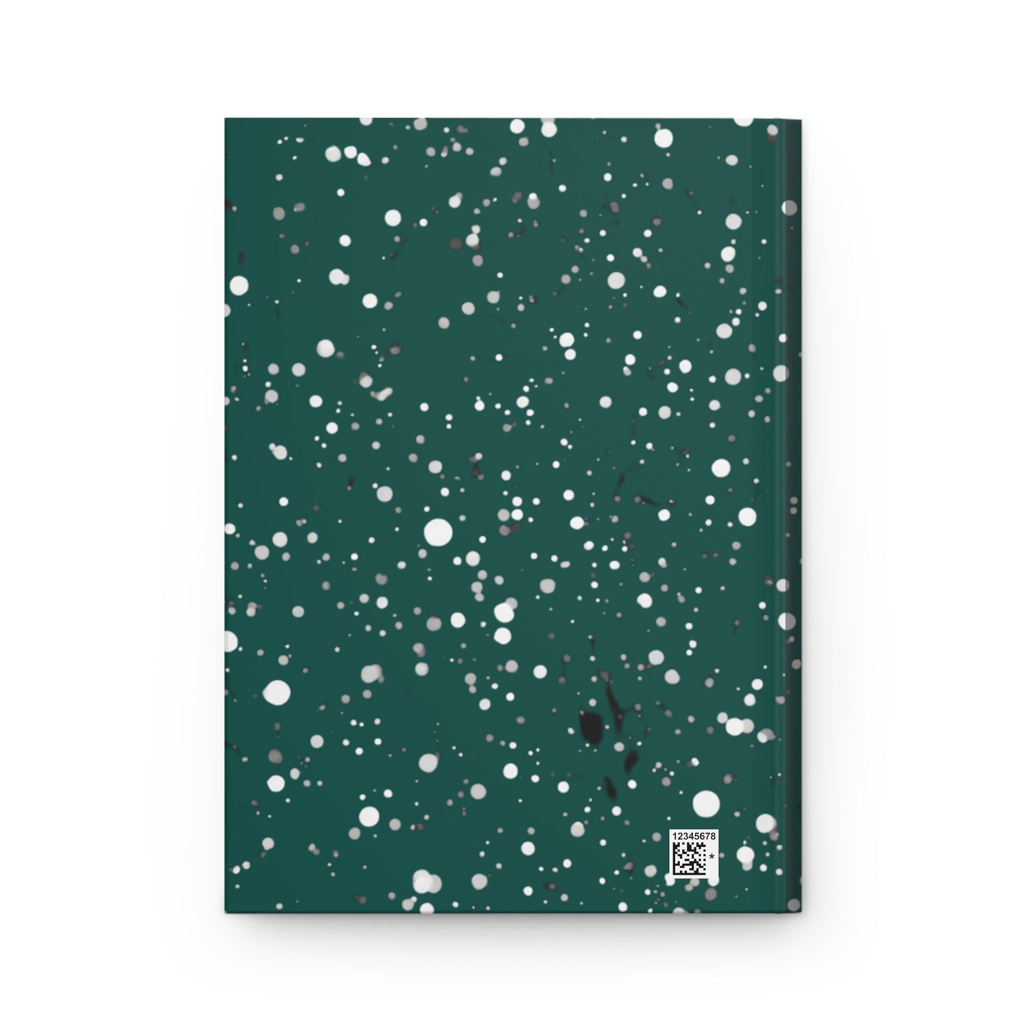 Composition Book Hardcover Journal – Teal Splatter "Creative Vibe Publishing"